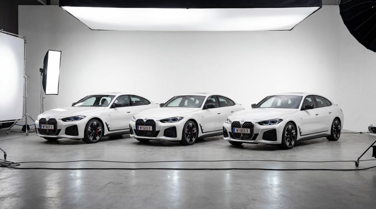 Die drei BMW 420i Gran Coupé